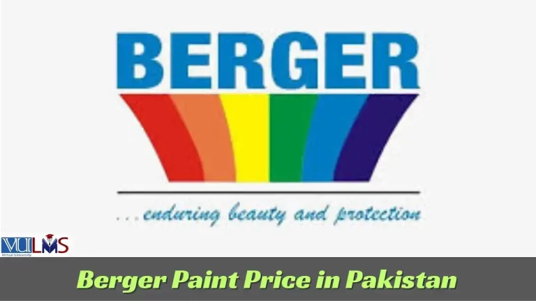 Berger Paint Price in Pakistan Today Rate List 2024