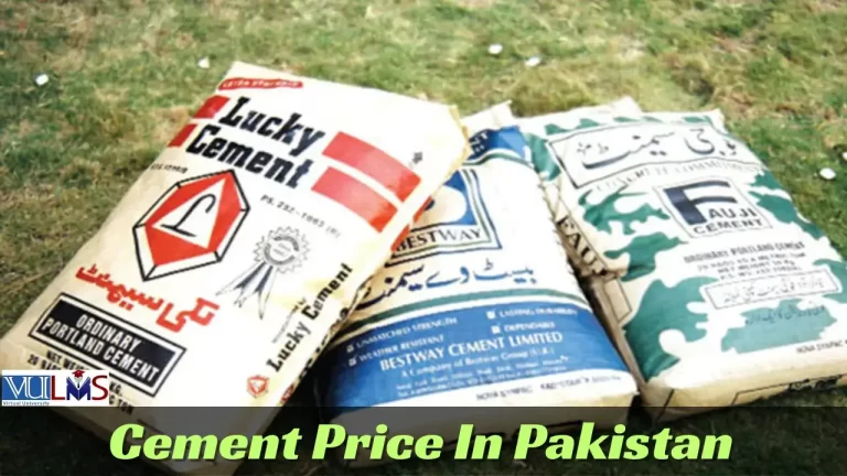 Cement Price In Pakistan Today 2024 Rate List