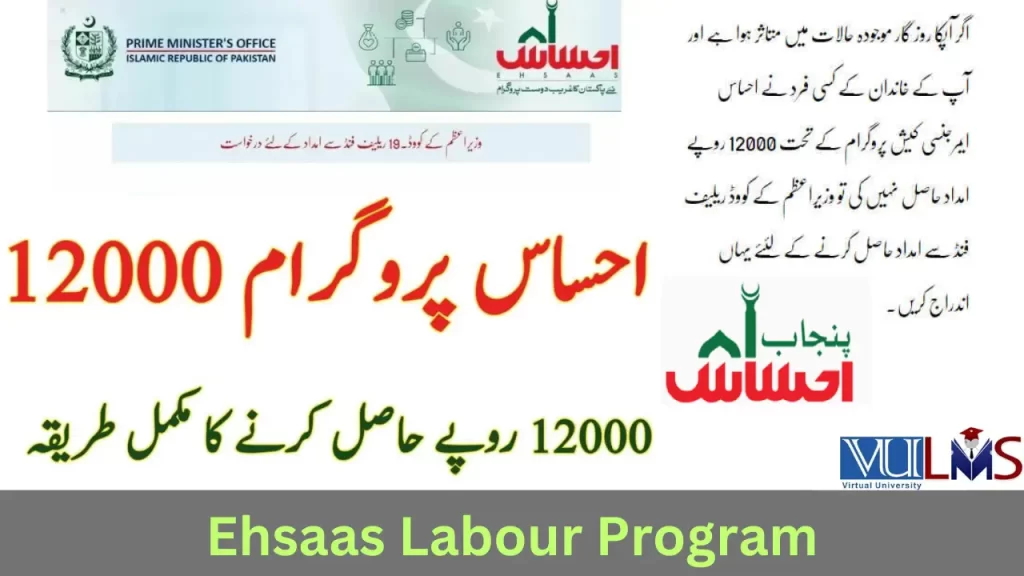 Ehsaas Labour Program Online