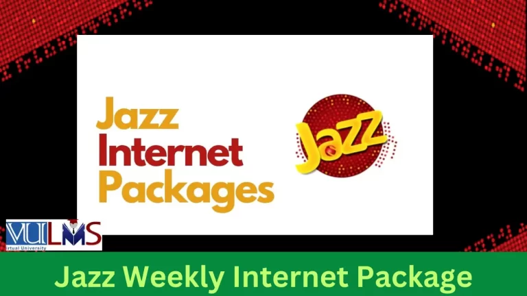 Jazz Weekly Internet Package 2024 | 20GB, 25GB& 30GB Bundle