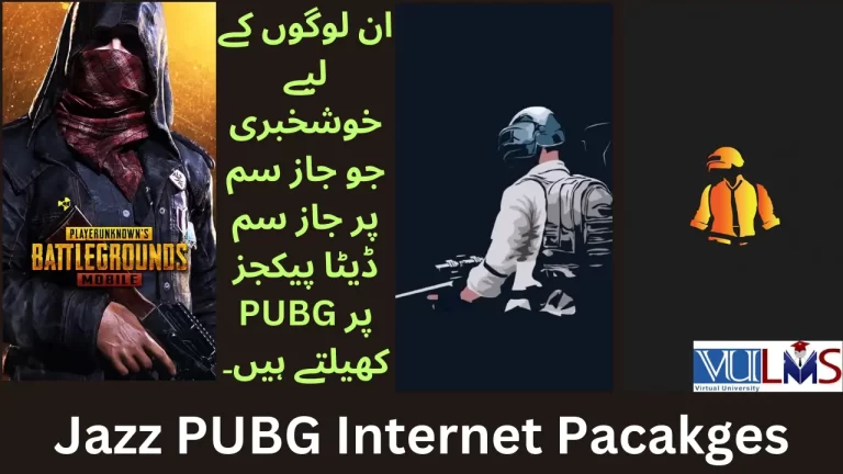 Jazz PUBG Internet Packages 2024 | Daily, Weekly & Monthly
