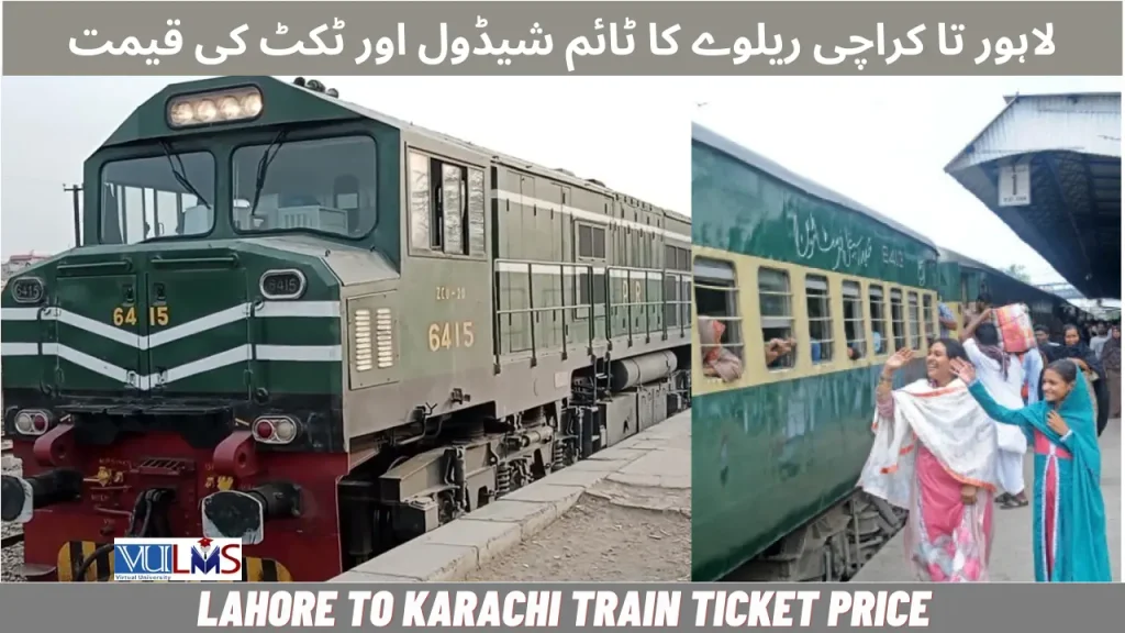 Lahore to Karachi Train Ticket Price Today