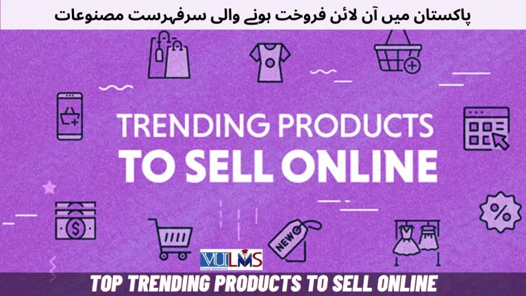 Top Trending Products to Sell Online in Pakistan 2024
