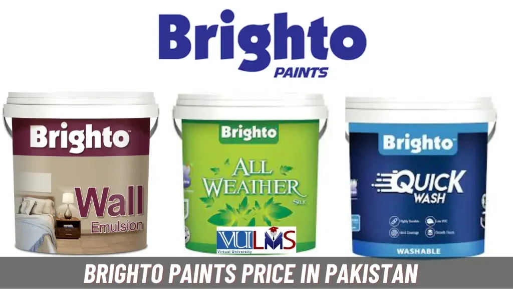 Brighto Paints Price in Pakistan Today