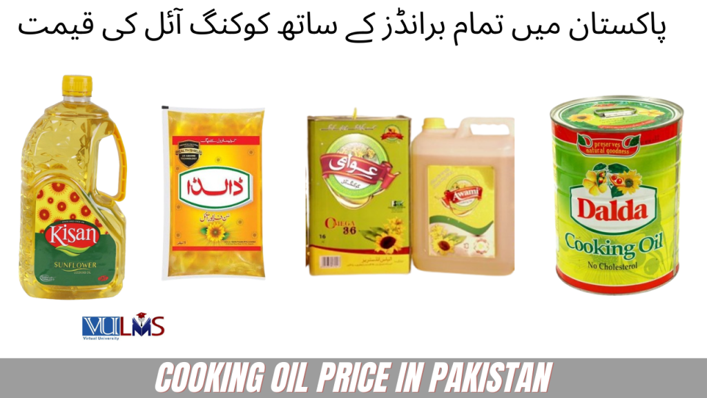 Cooking Oil Rate in Pakistan Today
