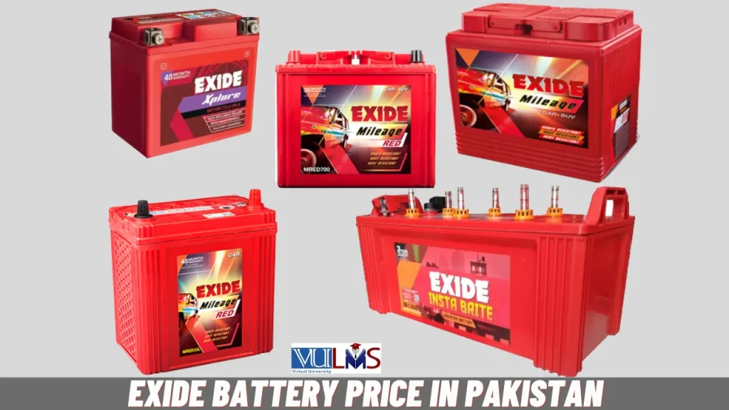 Exide Battery Price in Pakistan Today